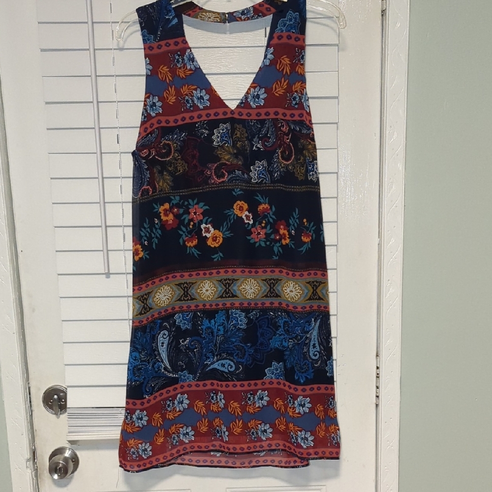 BCX Multicolor Floral Mini Dress